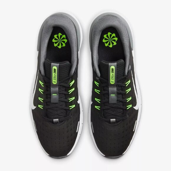 New Sz 11.5W MEN\'S NIKE FREE GOLF NN SPIKELESS FQ7875-001 BLACK GREY VOLT WHITE
